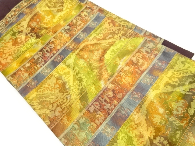 JAPANESE NAGOYA OBI / WOVEN GEOMETRIC